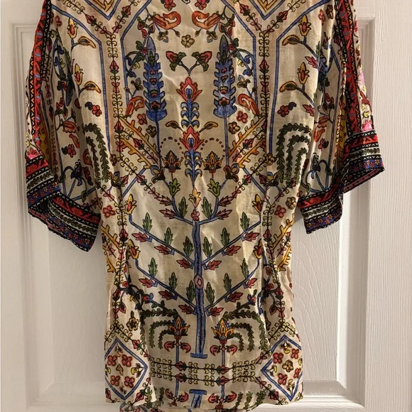 Anthropologie Vineet Bahl Floral Print Women's Top - Picture 4 of 8